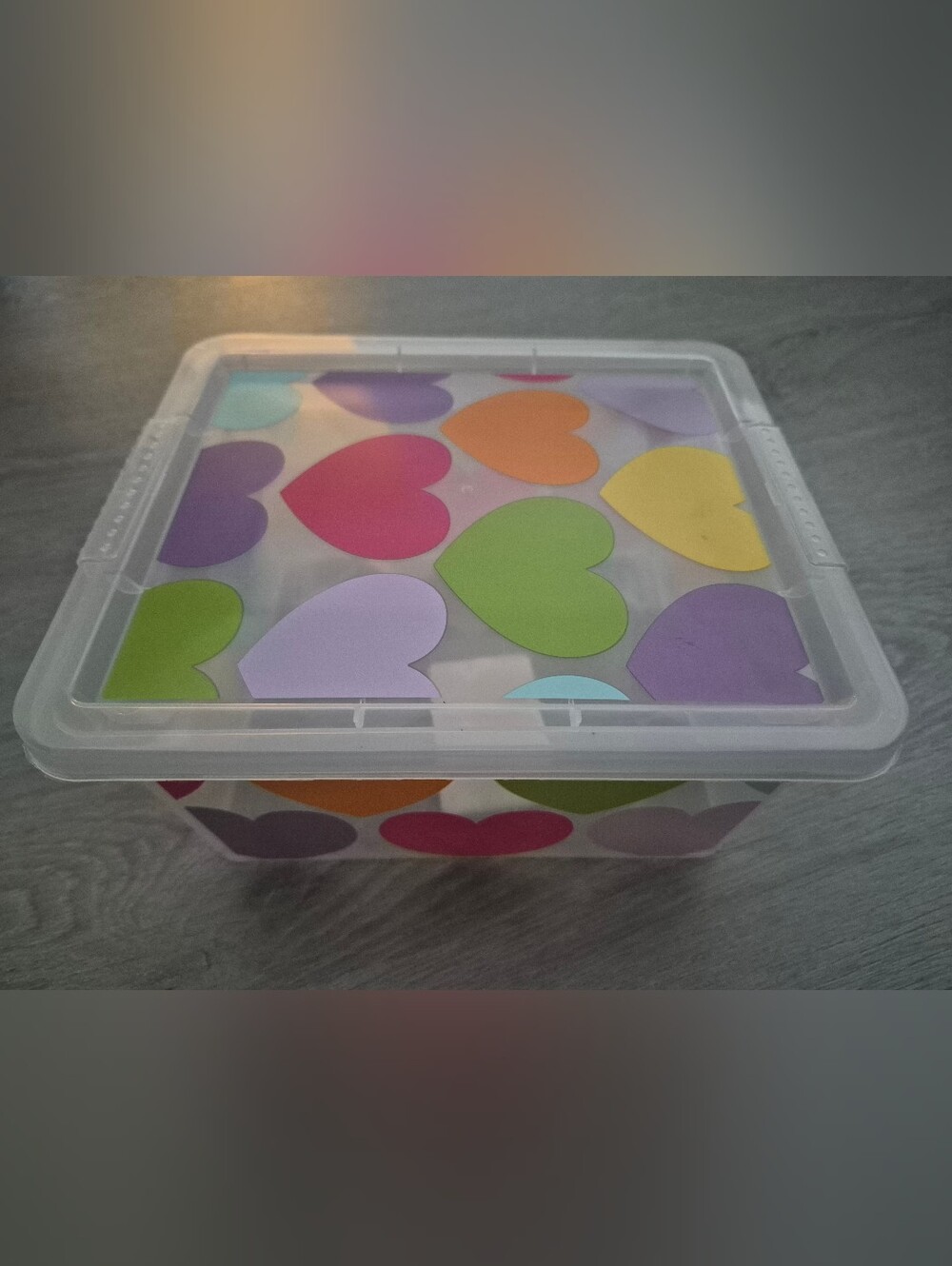 NEW Target Circo Small Storage Bin Rainbow Hearts